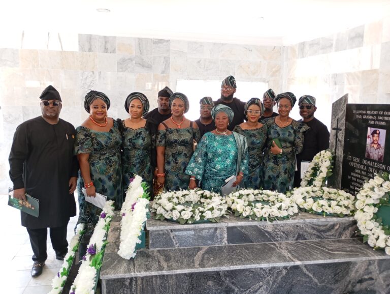 1st Year Memorial Service Lt General Donaldson Oladipo Diya