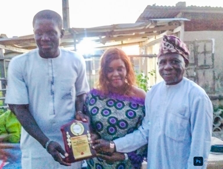 OgunSpeaks Media Honours Hon. Dr. Babatunde Oyetola Diya as Ogun State’s Youngest Local Government Chairman