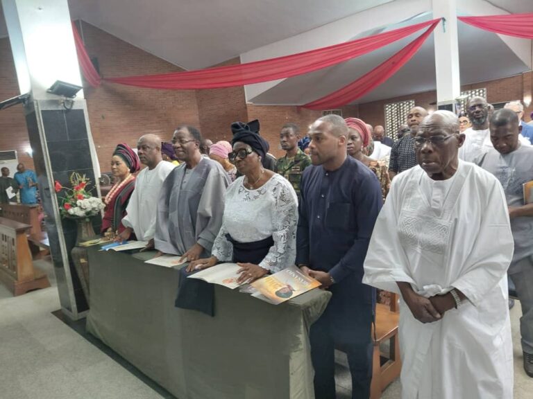 Obasanjo Holds Memorial for Late Wife, Stella, Says She Lived a Life of Service
