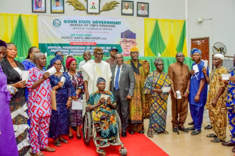 Ogun Unveils Pension Boost, Retirees to Enjoy Up to 280% Benefits — Dapo Abiodun