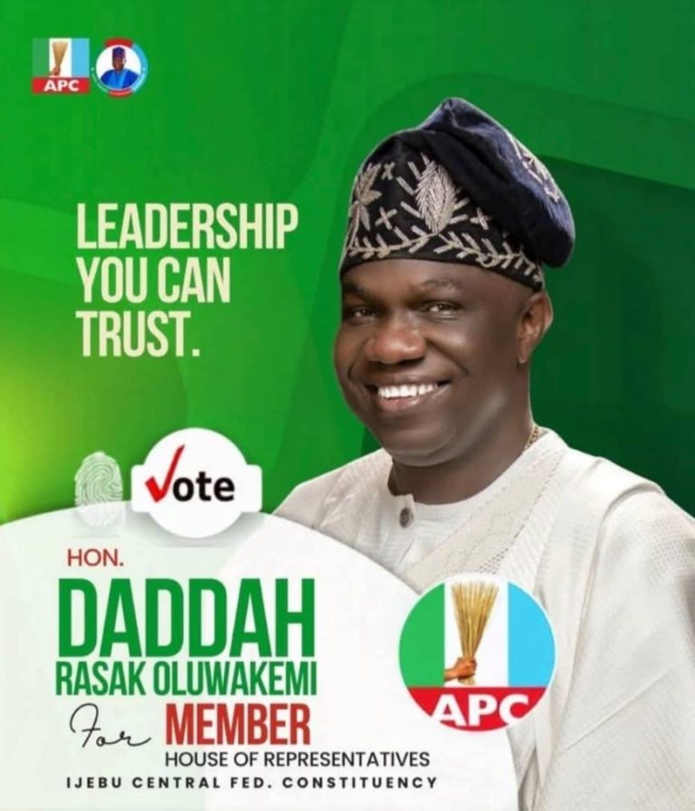 Rasak Oluwakemi Daddah and His Vision for Effective Representation in the Green Chamber